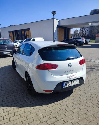 Seat Leon cena 55000 przebieg: 103272, rok produkcji 2011 z Warszawa małe 137